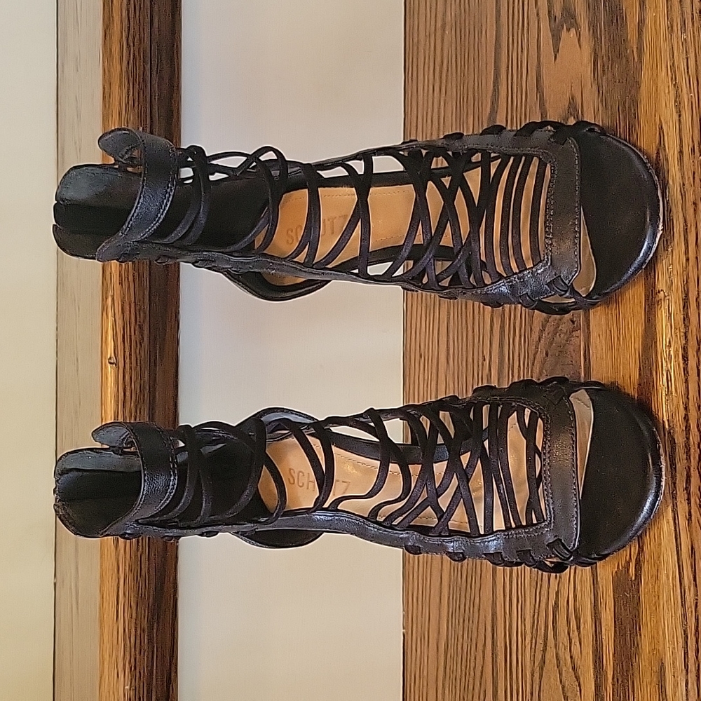 Schutz Gladiator Caged Open Toe Heels/Sandals - image 2